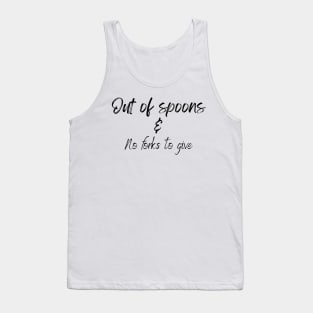 Out of Spoons Tank Top